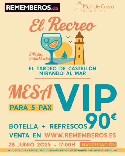 Mesa VIP El Recreo