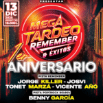Invitación Aniversario MegaTardeo Remember & Éxitos (hasta las 18:00h)