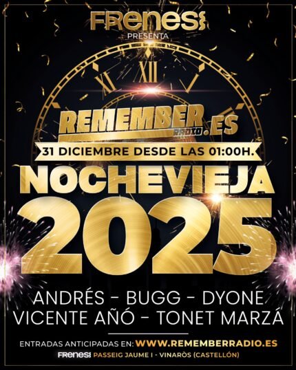 VIP Nochevieja Frenesi pista remember