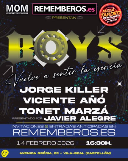 Invitacion Boys hasta las 17:30h